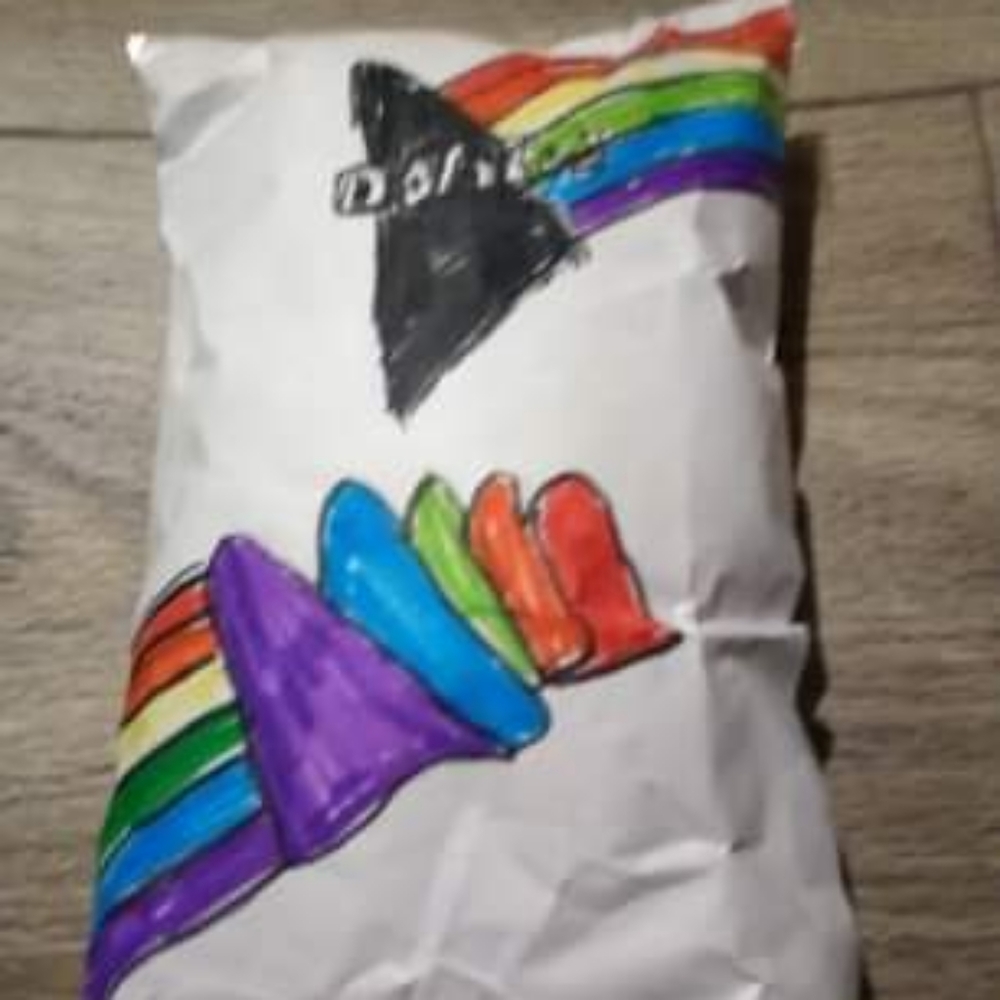 Rainbow doritos paper squishy